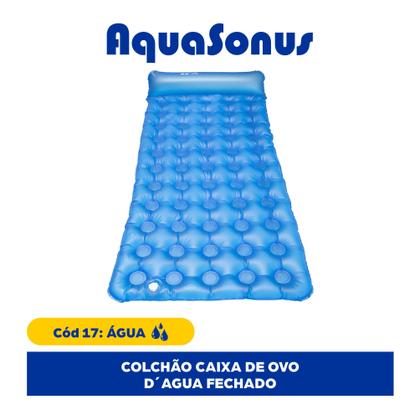 Imagem de Colchão Caixa De Ovo Dagua Fechado Aquasonus