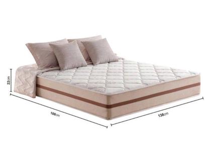 Imagem de Colchão Casal 138 Pillow Angel - Bello Box - Molas Ensacadas 22x138x188