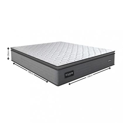 Colchão Casal 138cm Molas Ensacadas Texas Gazin - Gazin Colchões
