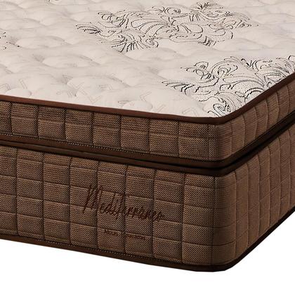 Imagem de Colchão Casal 138x188X32 Prorelax Mediterrâneo Molas Ensacadas Euro Pillow One Face - Marrom