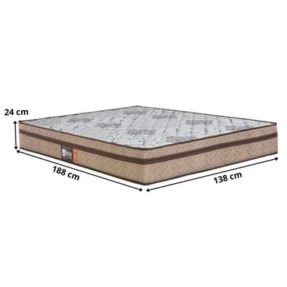 Imagem de Colchão Casal 188x138 D45 Marrom Vogue Basic Design
