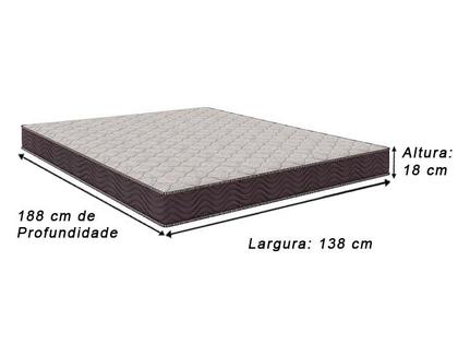 Colchão Casal Airtech 60 18X188X138 Ortobom - Alpoim Imagem de Colchão Casal Airtech 60 18X188X138 Ortobom