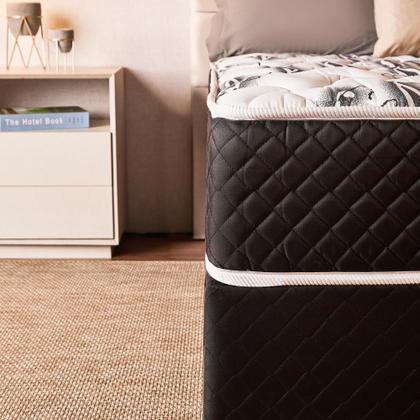 Imagem de Colchão Casal Ametista - Molas Ensacadas Espuma D33 188X138X22 - Prorelax