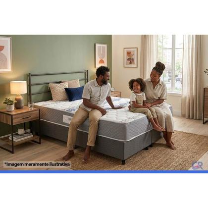 Imagem de Colchão Casal Anatômico D60 / AG 65 Timeless Bordado Double Side (138x188x17) - Herval