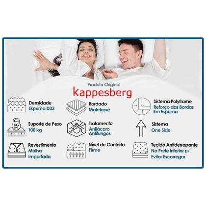 Imagem de Colchão Casal Anatômico Kappesberg D33 Carmine 138x188x32