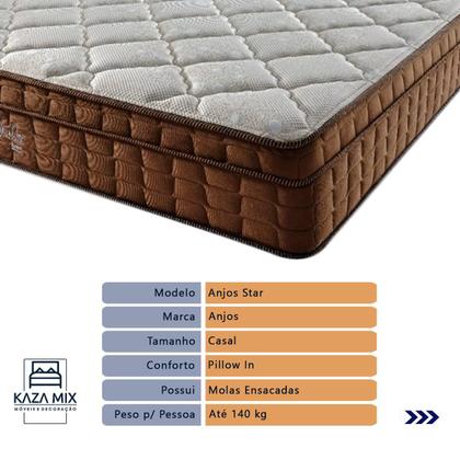 Imagem de Colchão Casal Anjos Star Pillow In