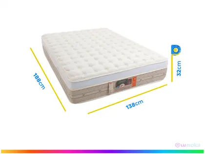 Imagem de Colchão Casal Castor Mola Ensacadas/Pocket