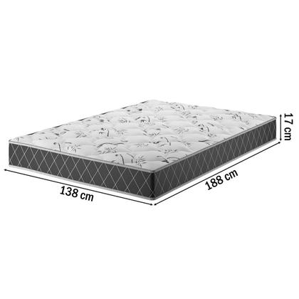 Imagem de Colchão Casal com Espuma D-33 138x188 Sleep Preto - Vian