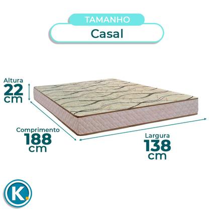 Imagem de Colchão Casal D33 + Bau Blindado - Maxsono