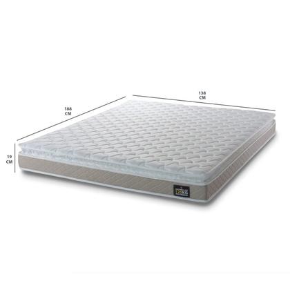 Imagem de Colchão Casal D45 Strong One 138x188x24 Bege Hellen Colchões