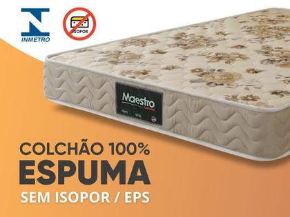 Imagem de Colchão Casal de Espuma D33 100% Espuma Certificada Ortopédica