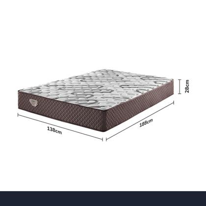 Colchão Casal Ecoflex Resistive K42 Molas Ensacadas 138x188x28 150Kg Imagem de Colchão Casal Ecoflex Resistive K42 Molas Ensacadas 138x188x28 150Kg
