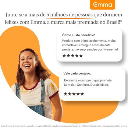 Imagem de Colchão Casal Emma One Plus - Firme e Ortopédico com 10 anos de garantia