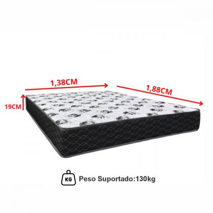 Imagem de Colchão Casal Espuma D33 Extra Firme 138x188x19 Suporta 130kg ApoloSpuma