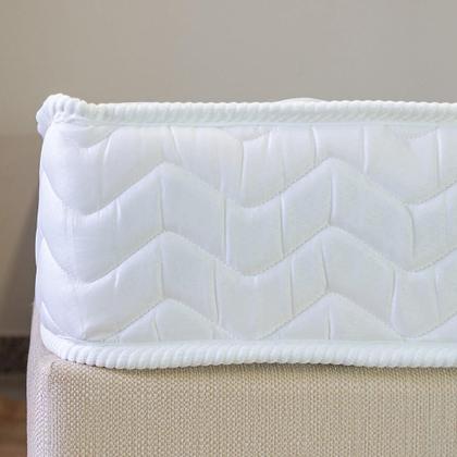 Imagem de Colchão Casal Espuma D33 Orthocrin Turquesa 138x188x18 Conforto Firme Dupla Face Tecido Resistente