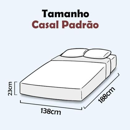 Imagem de Colchão Casal Espuma D33 Ortopédico Piemonte 138x188x23cm - Maestro Colchões