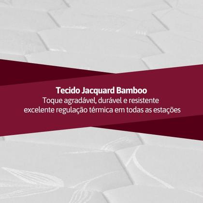 Imagem de Colchão Casal Espuma D45 Orthocrin Royal Saúde Plus 138x188x18 Branco Espuma Certificada Alto Suporte Conforto Firme Ortopédico