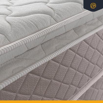 Imagem de Colchão Casal Espuma D45 Pillow Top Strong 138x188x24cm - Suporta até 150kg por pessoa