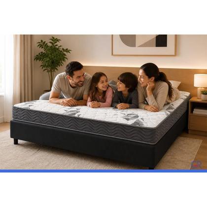 Imagem de Colchão Casal Espuma Ortobom Ortopédico D33 Airtech100 138X188X18