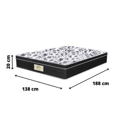 Imagem de Colchão Casal Gazin Lumier Molas Bonel 1,38X1,88X0,20