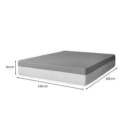 Colchão Casal Guldi Dream Mola Ensacada (30x138x188) Cinza e Branco Imagem de Colchão Casal Guldi Dream Mola Ensacada (30x138x188) Cinza e Branco