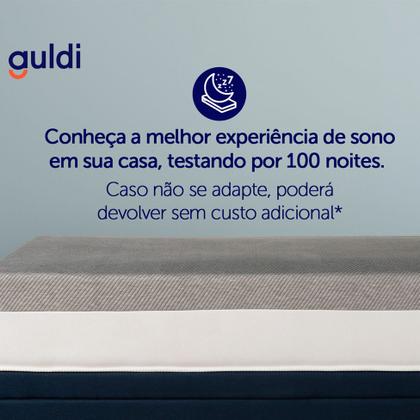 Colchão Casal Guldi Dream Mola Ensacada (30x138x188) Cinza e Branco Imagem de Colchão Casal Guldi Dream Mola Ensacada (30x138x188) Cinza e Branco