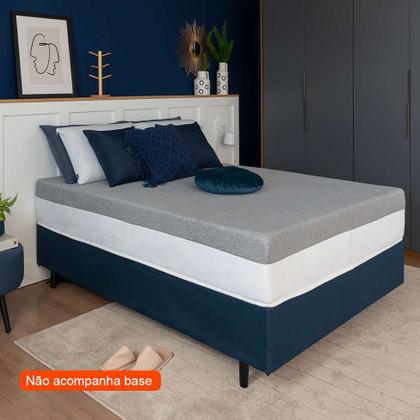 Colchão Casal Guldi Dream Mola Ensacada (30x138x188) Cinza e Branco Imagem de Colchão Casal Guldi Dream Mola Ensacada (30x138x188) Cinza e Branco