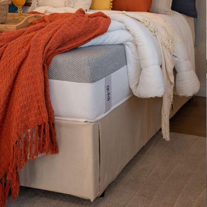 Colchão Casal Guldi Dream Mola Ensacada (30x138x188) Cinza e Branco Imagem de Colchão Casal Guldi Dream Mola Ensacada (30x138x188) Cinza e Branco
