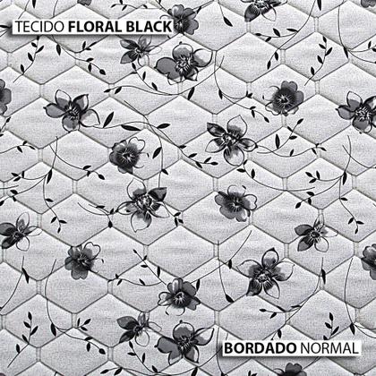 Imagem de Colchão Casal Herval Black Espuma D-60, 138x188x25cm super firme