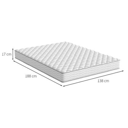 Colchão Casal Howie Espuma D28 (17x138x188) Branco - Mobly Imagem de Colchão Casal Howie Espuma D28 (17x138x188) Branco