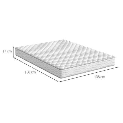Colchão Casal Howie Espuma D45 (17x138x188) Branco - Mobly Imagem de Colchão Casal Howie Espuma D45 (17x138x188) Branco
