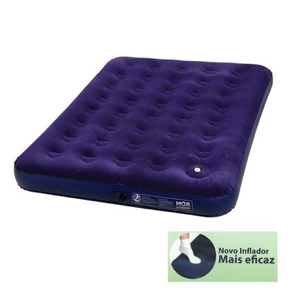 Imagem de Colchão Casal Inflável Multiuso Com Bomba Embutida - Mor