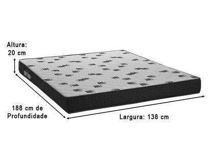 Colchão Casal Light 20X188X138 Ortobom - Alpoim Imagem de Colchão Casal Light 20X188X138 Ortobom