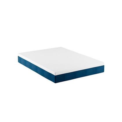 Imagem de Colchão Casal Mola Ensacada Guldi Macio (25x138x188) Azul e Branco