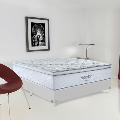 Imagem de Colchão Casal Molas Ensacada Freedom (32x138x188) Branco