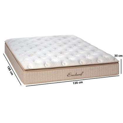 Imagem de Colchão Casal Molas Ensacadas Exclusif 138x188x30 Sankonfort