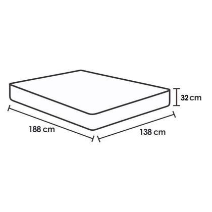 Imagem de Colchão Casal Molas Ensacadas MasterPocket Seleto Double Face Euro Pillow (138x188x35) - Orthoflex