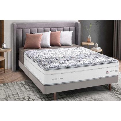 Imagem de Colchão Casal Molas Ensacadas Maxspring C1723 One Side (138x188x34) - Herval