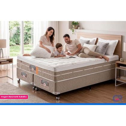 Imagem de Colchão Casal Molas Ensacadas Pocket Silver Star Air Euro Pillow (138x188x32) - Castor