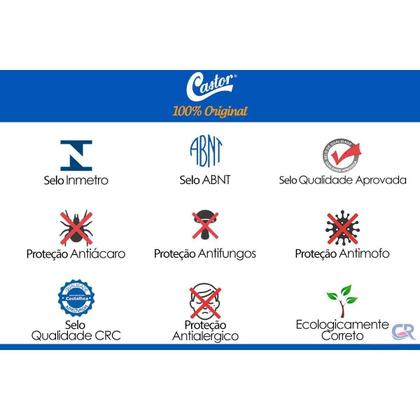 Imagem de Colchão Casal Molas Ensacadas Pocket Silver Star Air Euro Pillow (138x188x32) - Castor