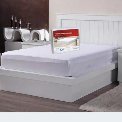 Imagem de Colchão Casal Ortobom Airtech Spring Pocket 138x188x25  Acompanha Protetor Impermeável, Conforto e Proteção em Dobro