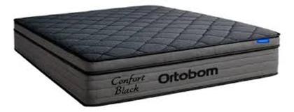 Imagem de colchao casal ortobom confort black espuma com pillow