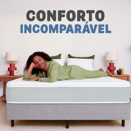 Imagem de Colchão Casal Ortopédico Adagio a Vácuo 100% Espuma 138x188x14cm Maestro Colchões