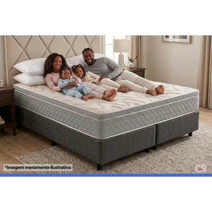 Imagem de Colchão Casal Ortopédico D45 / EP Anatômico Conforto Mega Firme Euro Pillow (138x188x25) - Paropas