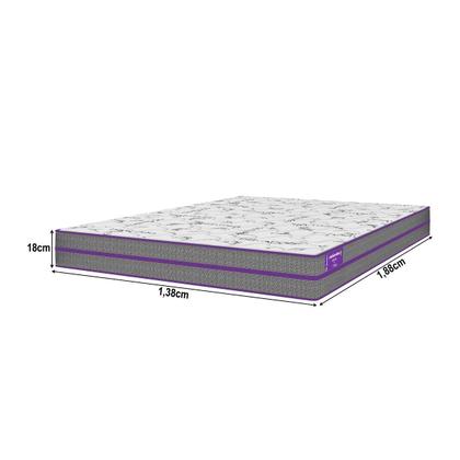 Imagem de Colchão Casal Ortopédico D45 Extra Firme 138x188x18cm Smartz Ortovip Antiácaros Hipoalergênico