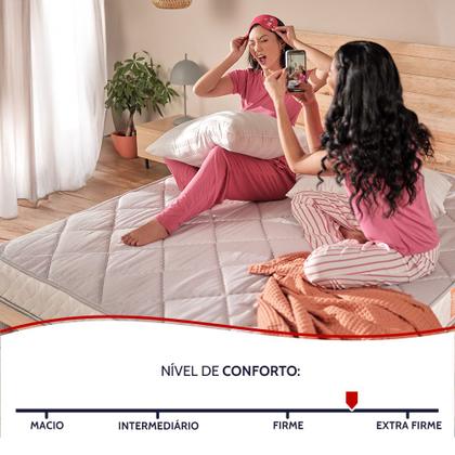 Colchão Casal Ortopédico de Espuma D45 a Vácuo 138x188cm BF Colchões Imagem de Colchão Casal Ortopédico de Espuma D45 a Vácuo 138x188cm BF Colchões