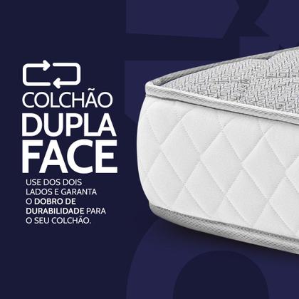 Colchão Casal Ortopédico de Espuma D45 a Vácuo 138x188cm BF Colchões Imagem de Colchão Casal Ortopédico de Espuma D45 a Vácuo 138x188cm BF Colchões
