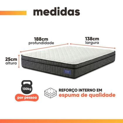 Imagem de Colchão Casal Ortopédico Espuma D33