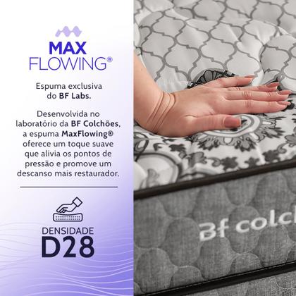 Imagem de Colchão Casal Ortopédico Firme Sleep Time 138x188 BF Colchões