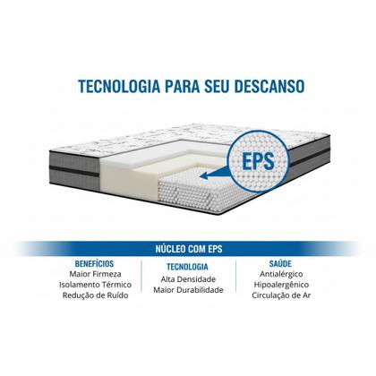 Imagem de Colchão Casal Ortovip D33 138x188x18 Plumatex